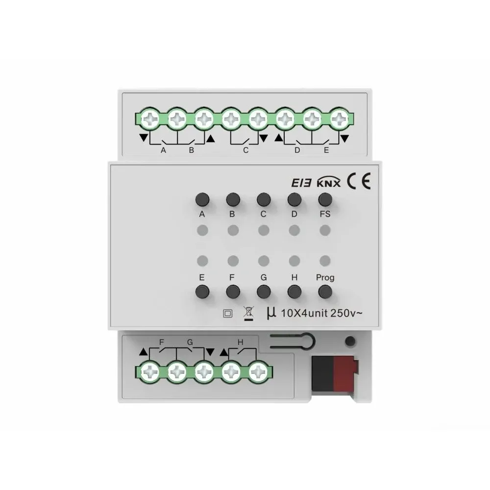 Модуль керування шторами на 4 канали, KNX Akubela KXAC-B1C4 (00-00002684) Киев - изображение 2