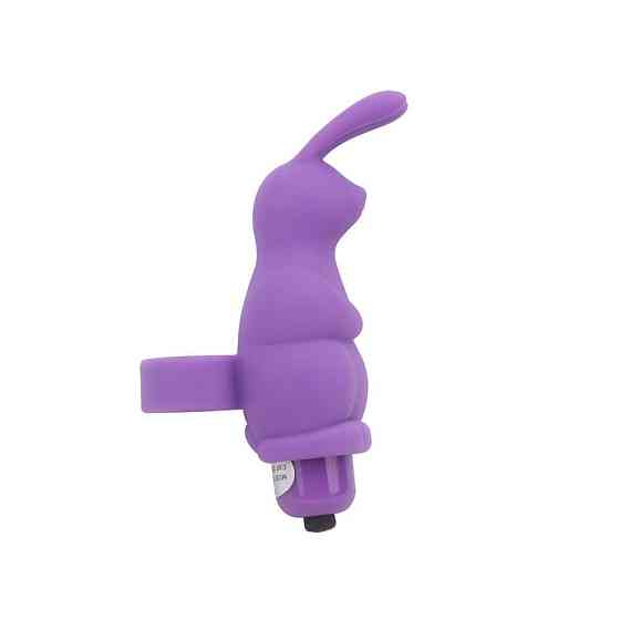 Вибромассажер в виде кролика на палец Chisa Mis Sweet Sweeiie Rabbit, фиолетовый Sex Aura Киев