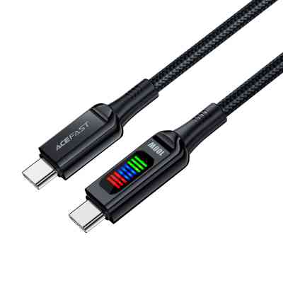 Дата кабель USB-C to USB-C 1.2m 100W with display C7-03 Acefast (6974316282778) Винница