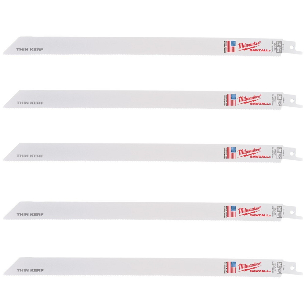 Полотно для шабельних пил MILWAUKEE, 300х2,5/1,8мм, (5шт), (універсальні) Одесса - изображение 1