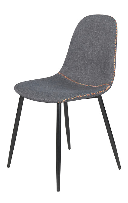 Стілець Немо, чорний/ тканина сіра Киев - изображение 1
