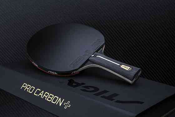 Ракетка для настільного тенісу Stiga Pro Carbon Plus 5 Star FL (1215-2820-01) Київ