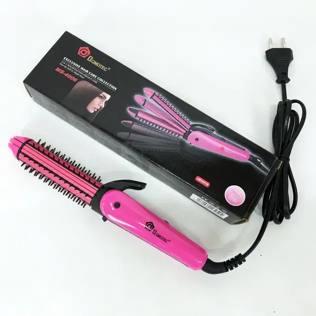 Щипцы для выравнивания, гофре, локоны, расческа с покрытием DOMOTEC MS-4906 3в1 Коломыя - изображение 4