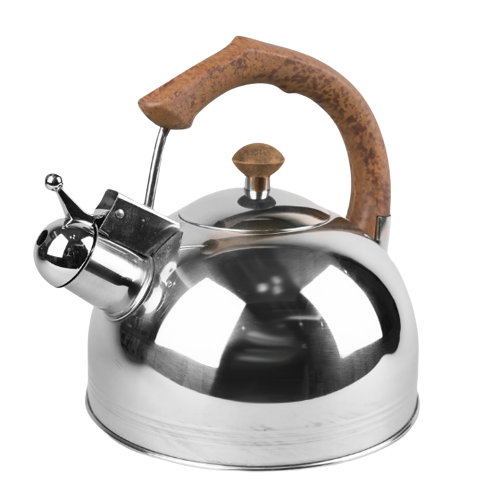 Чайник 2,2л металевий з бакеліт.ручкою (ручка:коричн.) MR-1307-BROWN Basic Maestro Житомир