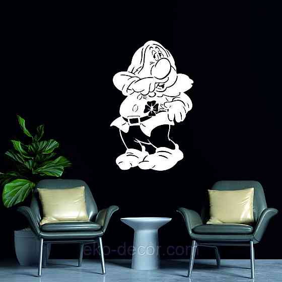 Декоративное настенное Панно «Гномик», Декор на стену 90*57 см Киев