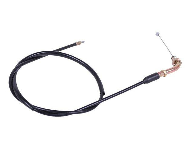 Трос газа на мопед Дельта, L-1020 мм (верх резьба, низ трос) Мукачево - изображение 1