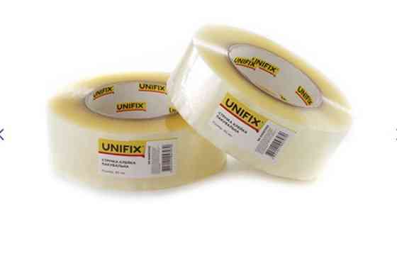 Скотч упаковочний 45мм 750м 38мкм Unifix прозорий Винница