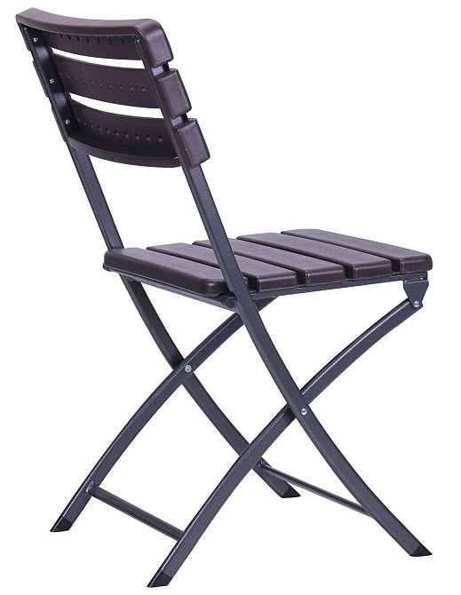 Садовий стілець складний Daym Wooden Коричневий Київ - фото 4