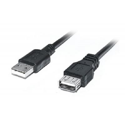Дата кабель USB 2.0 AM/AF 2.0m Pro black REAL-EL (EL123500028) Вінниця - фото 1