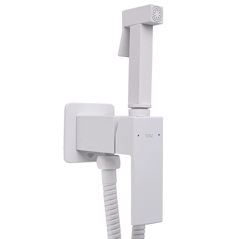 Змішувач гігієнічний TOPAZ ODISS TO 18604-H62-WW Київ - фото 4