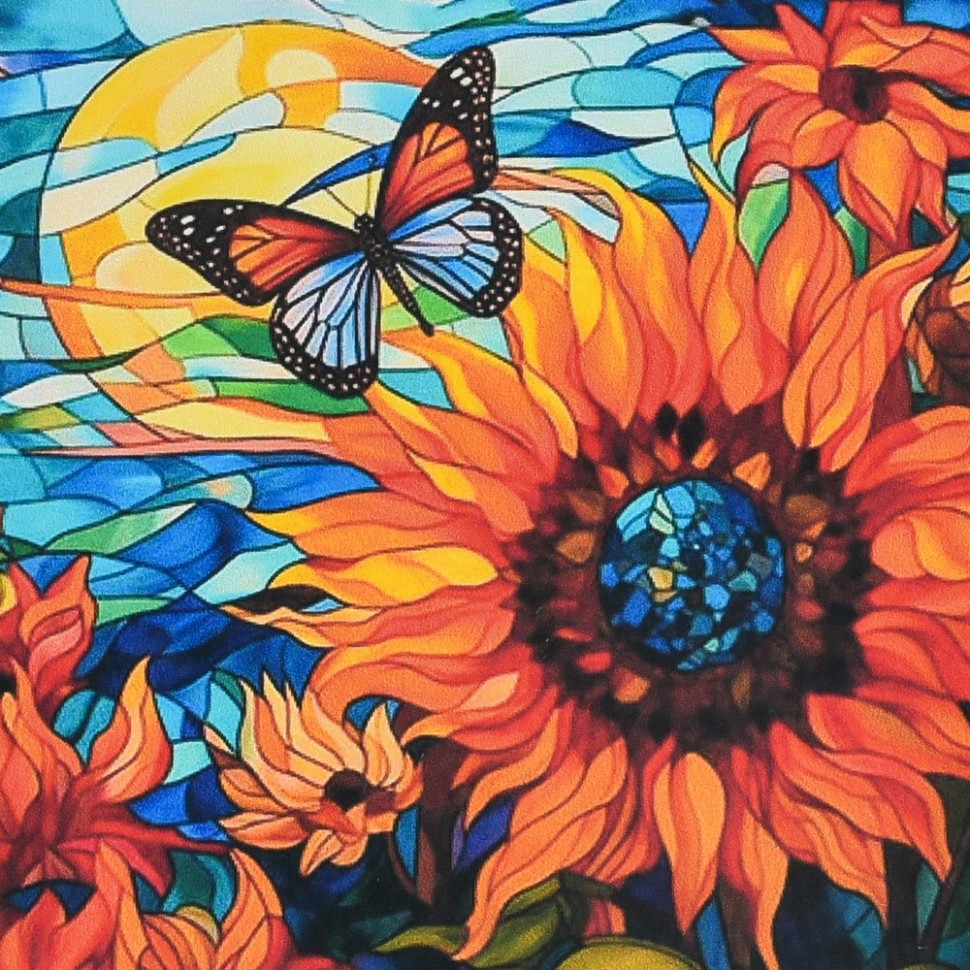 Алмазна мозаїка "Промінь сонця" DEEX16284 не повна викладка 30х30 см Вінниця - фото 1