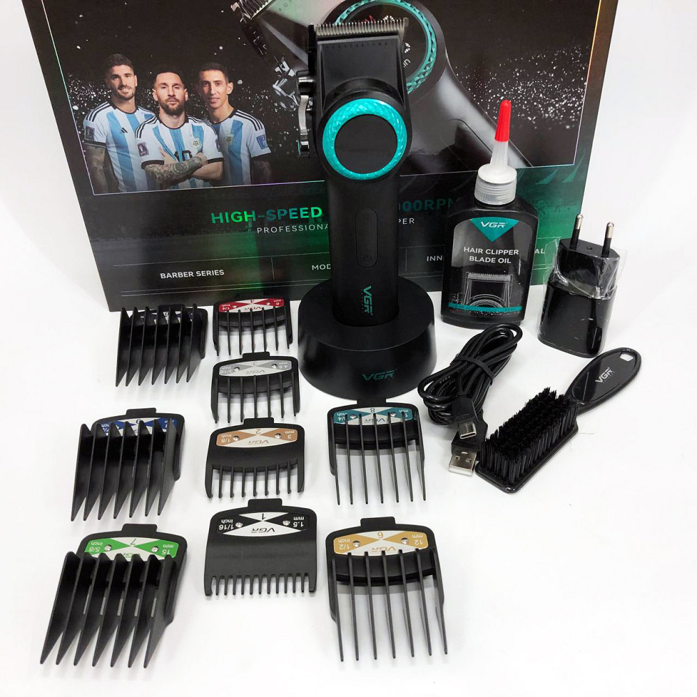 Машинка для стрижки волосся з акумулятором VGR, Універсальний тример для чоловіків SL-69 Київ - фото 5
