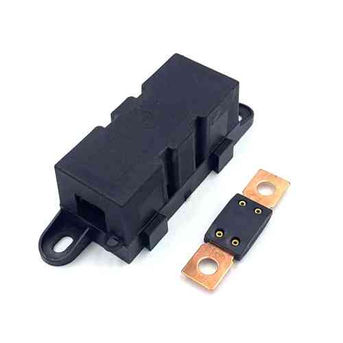 Силовий плавкий запобіжник MEGA 250А з тримачем M8 і захисною кришкою Київ