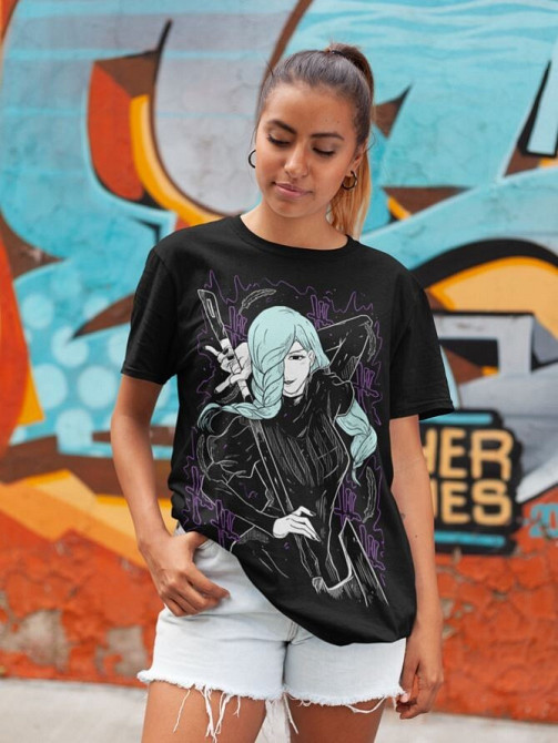 Футболка для хлопчика з аніме принтом Магічна битва оверсайз (зріст від 165 до 180) Чорний AnimeJ1146m Дніпро - фото 3