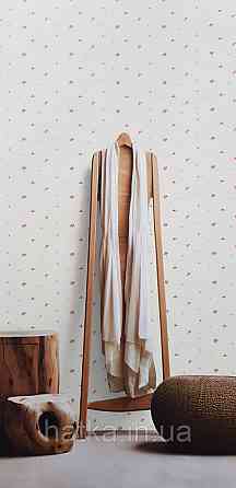 Обои винил на флизелине горячего тиснения DUKA Selective1.06х10 листья папоротника.зеленые на бежевом  DK32250-3 Киев