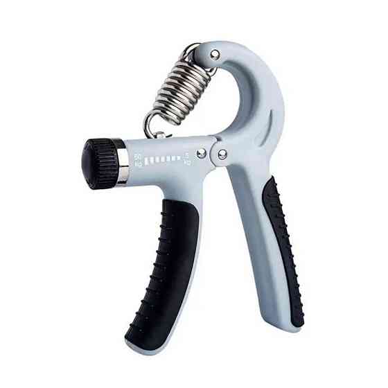 Эспандер кистевой пружинный с регулируемой нагрузкой Power Grip Pro NE-W-87-G 5-60 кг Винница