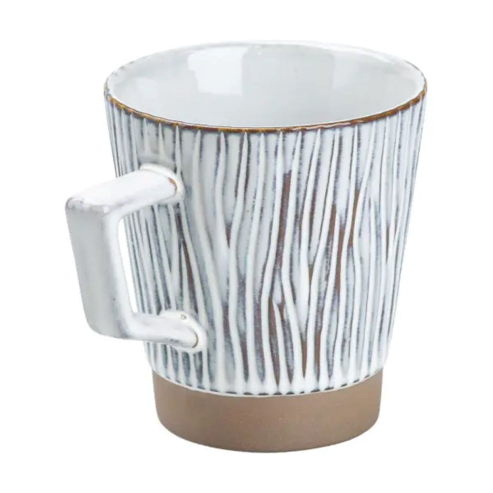 TS Kitchen Чашка порцелянова для чаю та кави 300 мл у стилі ретро Золотиста HP7208G Київ - фото 3