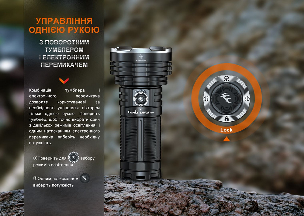 Ліхтар ручний Fenix LR40R V2.0 Київ - фото 10