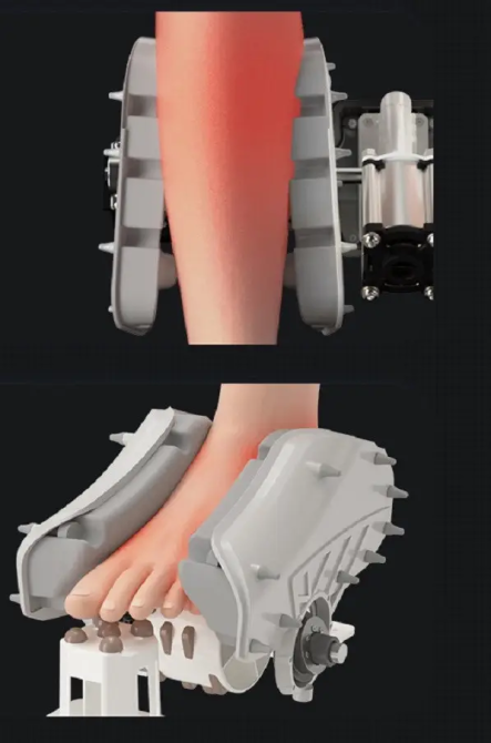 Массажер для ног Benbo AM-520-LUX (вибрация, компрессия, подогрев) Черный Винница - изображение 11