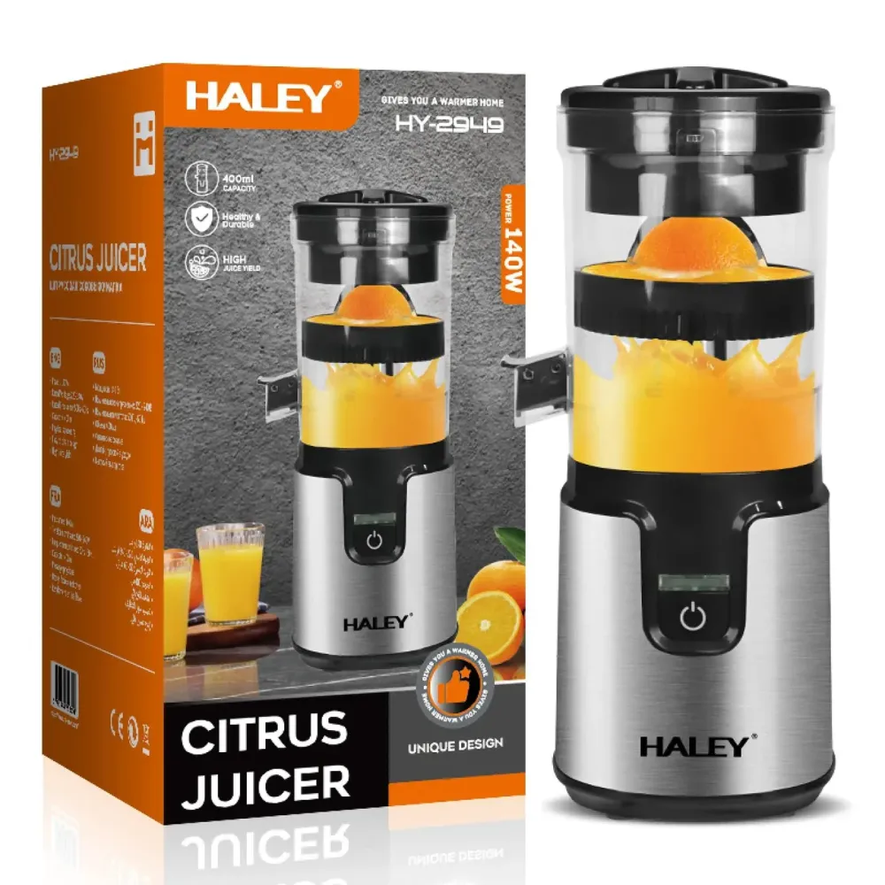 Електрична соковижималка для цитрусових Haley HY-2949 160Вт, потужний прес для апельсинів, цитрус-прес з важелем Одеса - фото 1