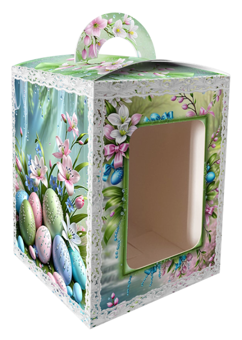 Коробка під великодня Великодня 14 см * 14 см*18,7 см (400 гм) No8 (1 шт.) Харків - фото 4