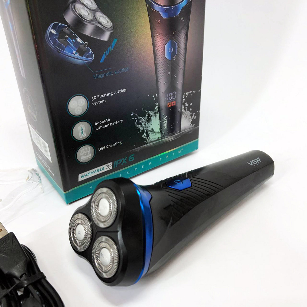 Електронна бритва для бороди VGR V-314, Хороші електричні бритви для гоління, Хороша бритва портативна AE-82 Львів - фото 10