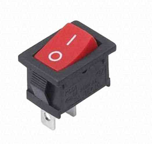 Перемикач KCD5-101 ON-OFF (2pin) черв. Daier Полтава