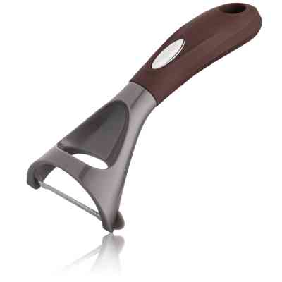 Овощечистка Ardesto Gemini, 19см, нержавіюча сталь, пластик, сіро-коричневий (AR2157PG) Винница