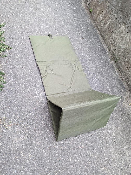Каремат тактичний складний сидіння піддупник бистроз'ємний Hotass 165×45 см Олива Днепр - изображение 4