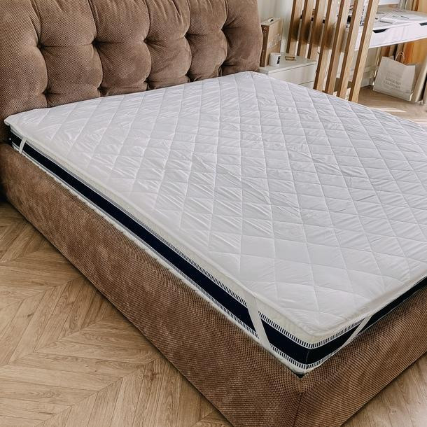 Наматрацник на резинці «Lelit», Мікрофібра, Білий, 180/200 Київ - фото 4