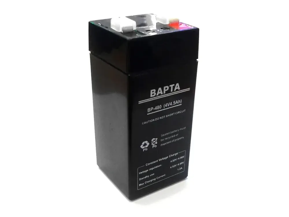 Акумуляторна батарея BAPTA BP-480 4В 4,5Ач, свинцево-кислотна, 70×45×95 мм Одеса - фото 1
