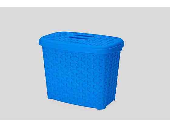 Кошик з кришкою 2,5л 140 x 205 x160мм блакитний ТМ DIOMEDEA Київ