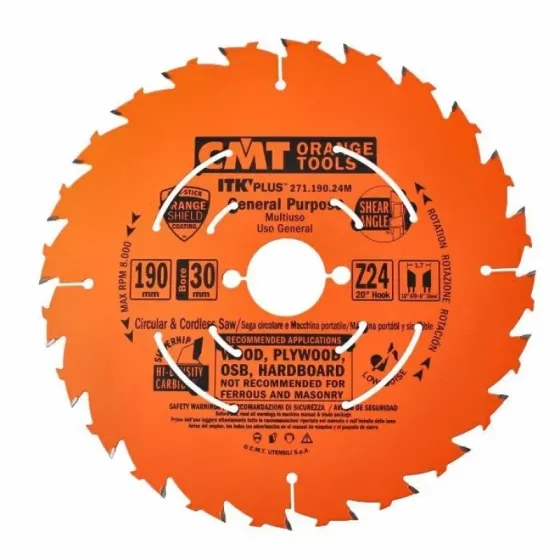 Пильний диск по дереву CMT 190x30x64z K1.7/1.1 (273.190.64M) Одеса