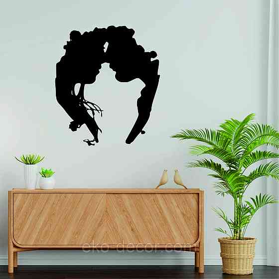 Декоративне настінне 3D Панно «Силует пари», Декор на стіну з об'ємом Київ