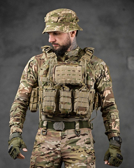 Плитоноска мультикам 4точки сброса Single Sword РН3873 Одесса - изображение 1