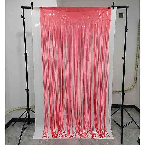 Дощик для фотозони флуоресцентний неоновий 2 м на 1 м кораловий Київ