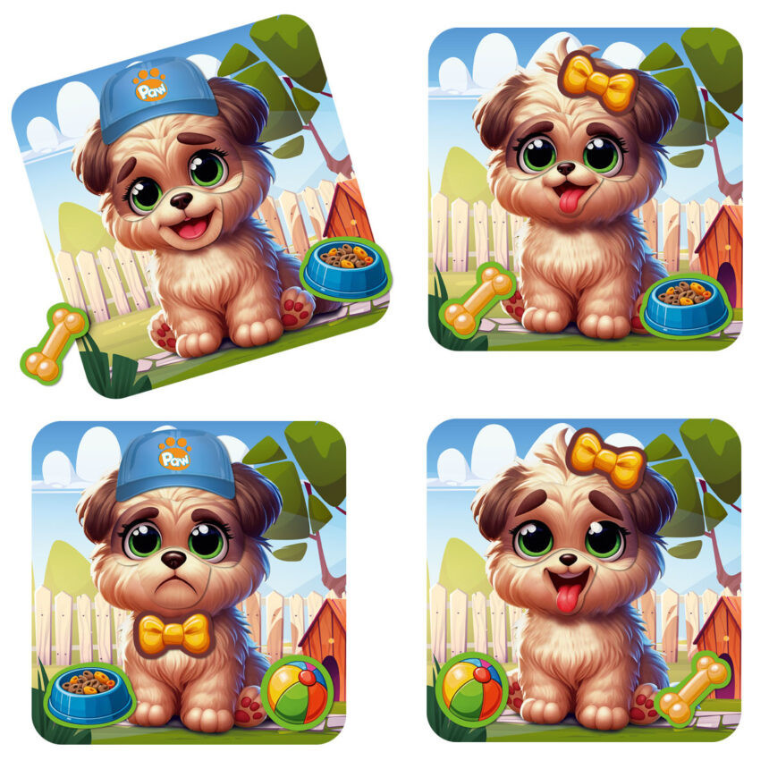 Гра розвиваюча "Емоції Песика" VT3220-04, 12 магнітів Вінниця - фото 3