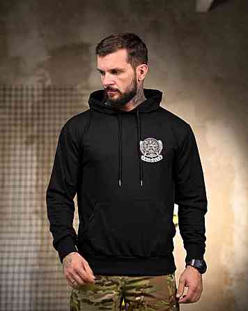 Милитари Худи Valhalla black РП7411 Одесса