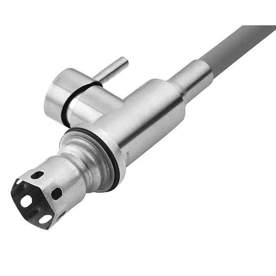 Змішувач для кухні з гнучким виливом Kroner KRP Edelstahl Klassisch — ESG031GRA сатин/сірий Київ