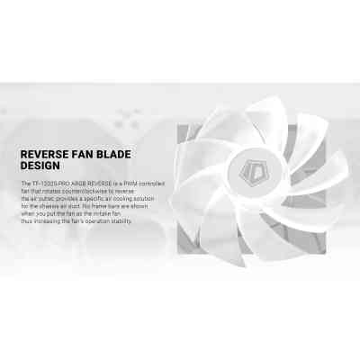 Кулер до корпусу ID-Cooling TF-12025-PRO ARGB REVERSE WHITE Вінниця