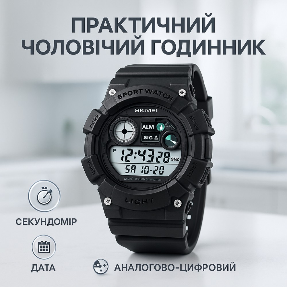 Повседневные спортивные часы, Хорошие мужские часы фирма Мужские спортивные с гарантией TK-15 Львов - изображение 3