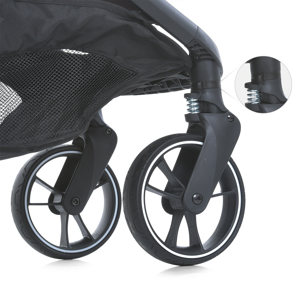 Коляска дитяча El Camino BEYA Vintage Plum прогулянкова з чохлом для ніжок у комплекті Фіолетова (ME 1127-B) Чернигов - изображение 9