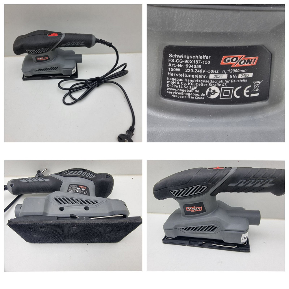 Шліфувальна машина Go/On FS-CG-90X187-150 Луцк - изображение 1