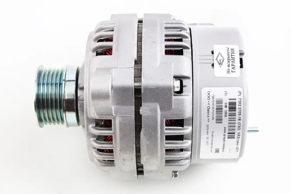 Генератор ВАЗ 100А Омега (д. ВМЗ-4215, 4216, 4217) Вінниця - фото 2