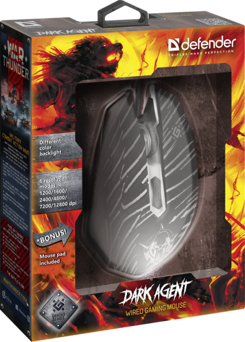 IT набір Defender Dark Agent GM-590L (52590) (6790272) Київ - фото 7