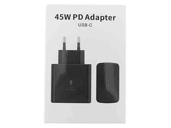 Мережевий зарядний пристрій PD Type-C S style PD45W (N L) чорний ТМ GERLAX Київ