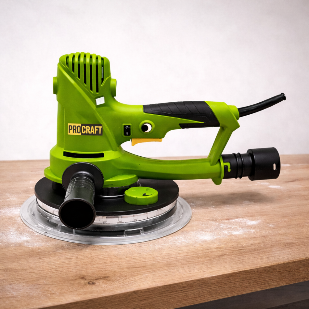 Шлифовальная машина для стен плавный пуск с пылесосом Procraft EX950EL,Машинка для потолка и стен 710 Вт 180 мм круг Львов - изображение 10