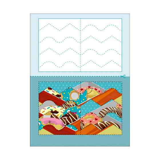 Розвиваючі зошити "Смаколики" 20409 пазли-розрізалки Вінниця