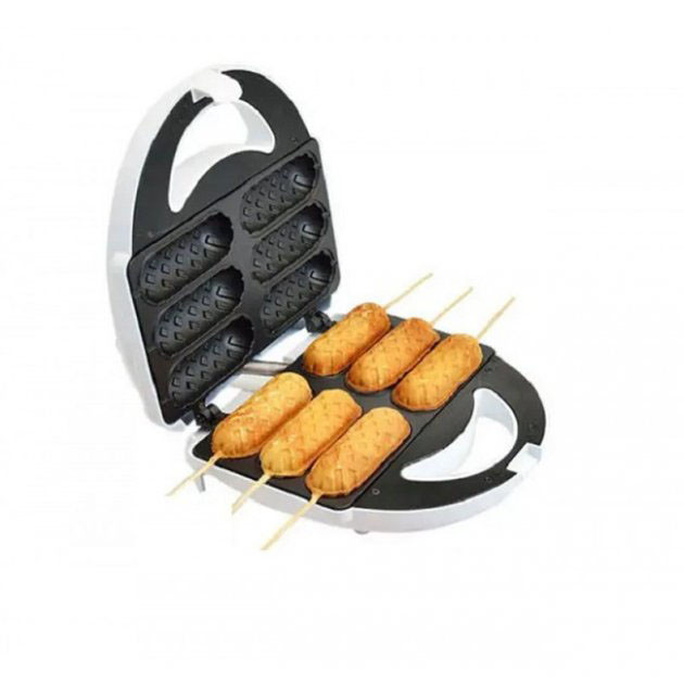 Компактна електрична вафельниця Domotec Germany KB-888, Вафельниця для тонких вафель KU-12 Львів - фото 11