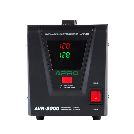 Стабілізатор напруги релейний AVR-3000 APRO Житомир